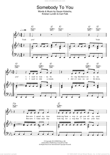 Somebody To You (featuring Demi Lovato)