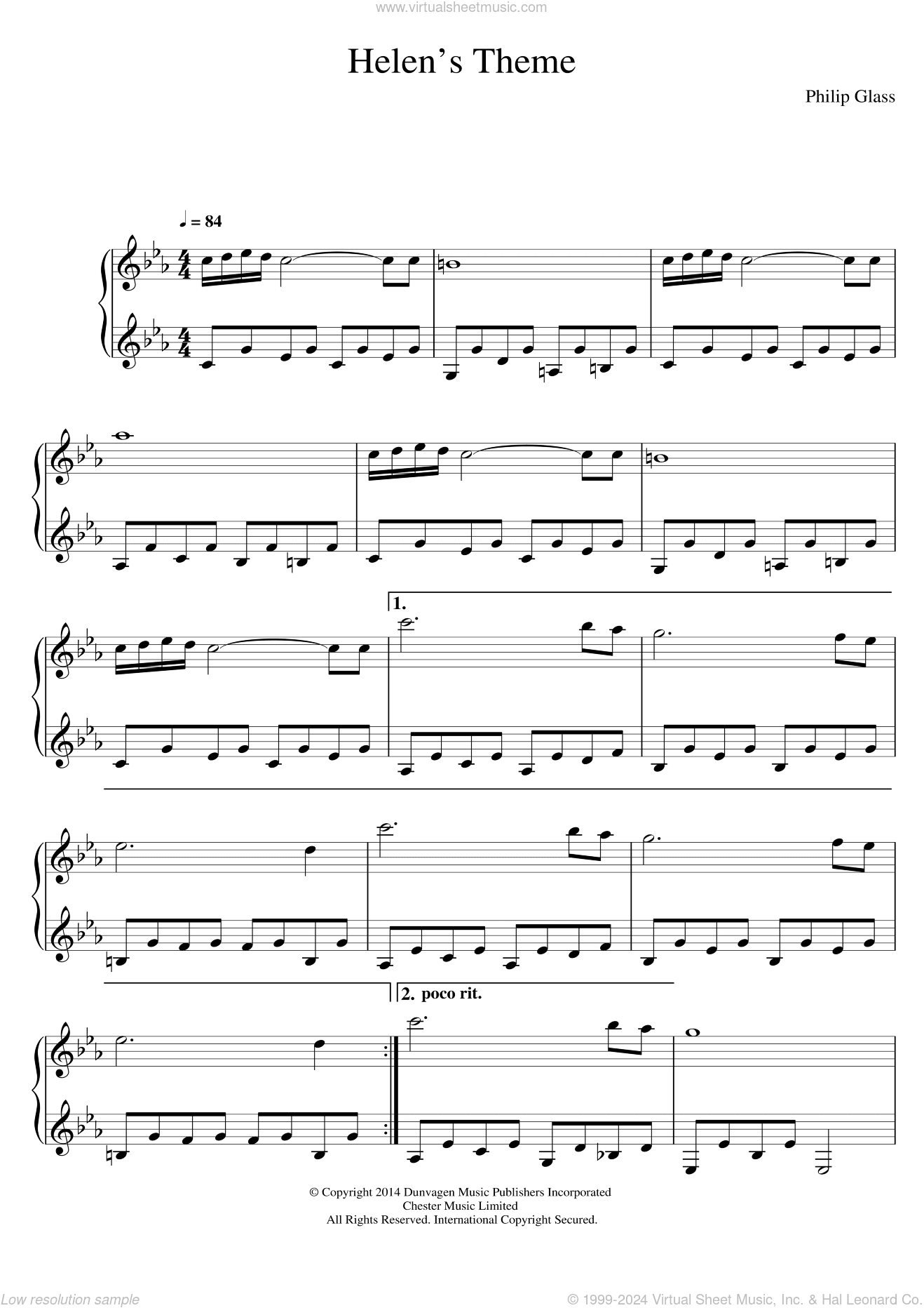 Helen's Theme (from Candyman Suite)