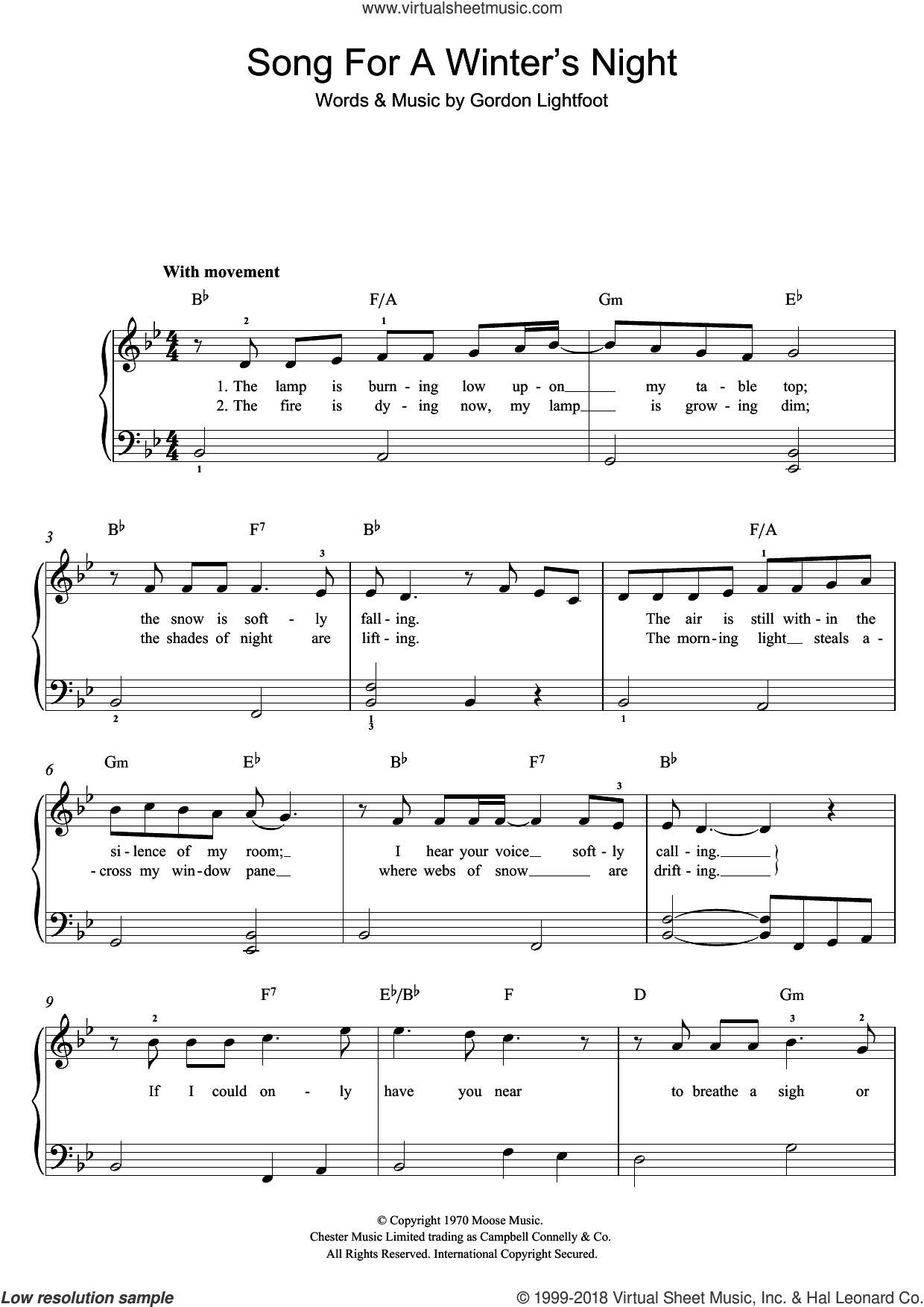 Song For A Winter's Night
