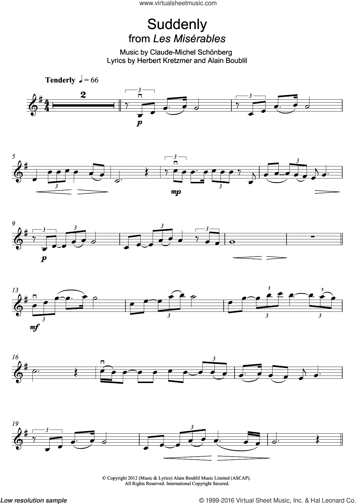 Suddenly (from Les Miserables The Movie)
