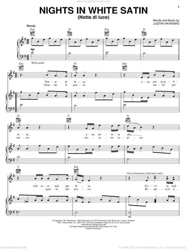 Nights In White Satin (Notte Di Luce)