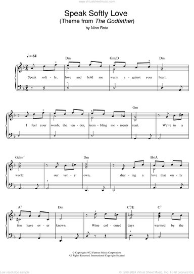 Speak Softly Love (Godfather Theme)