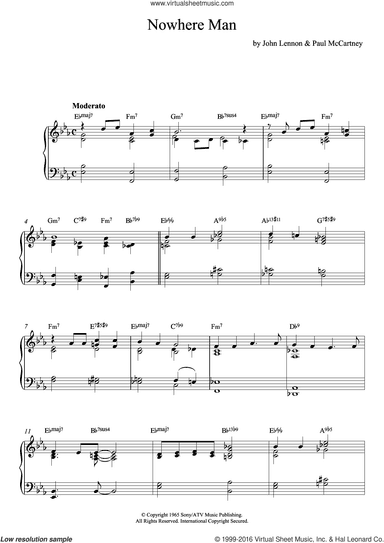 Nowhere Man (jazz version)