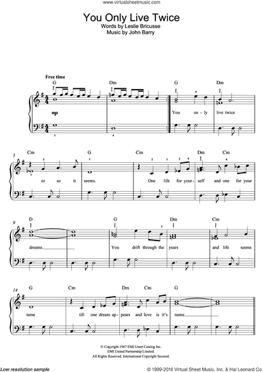 You Only Live Twice (theme from the James Bond film)