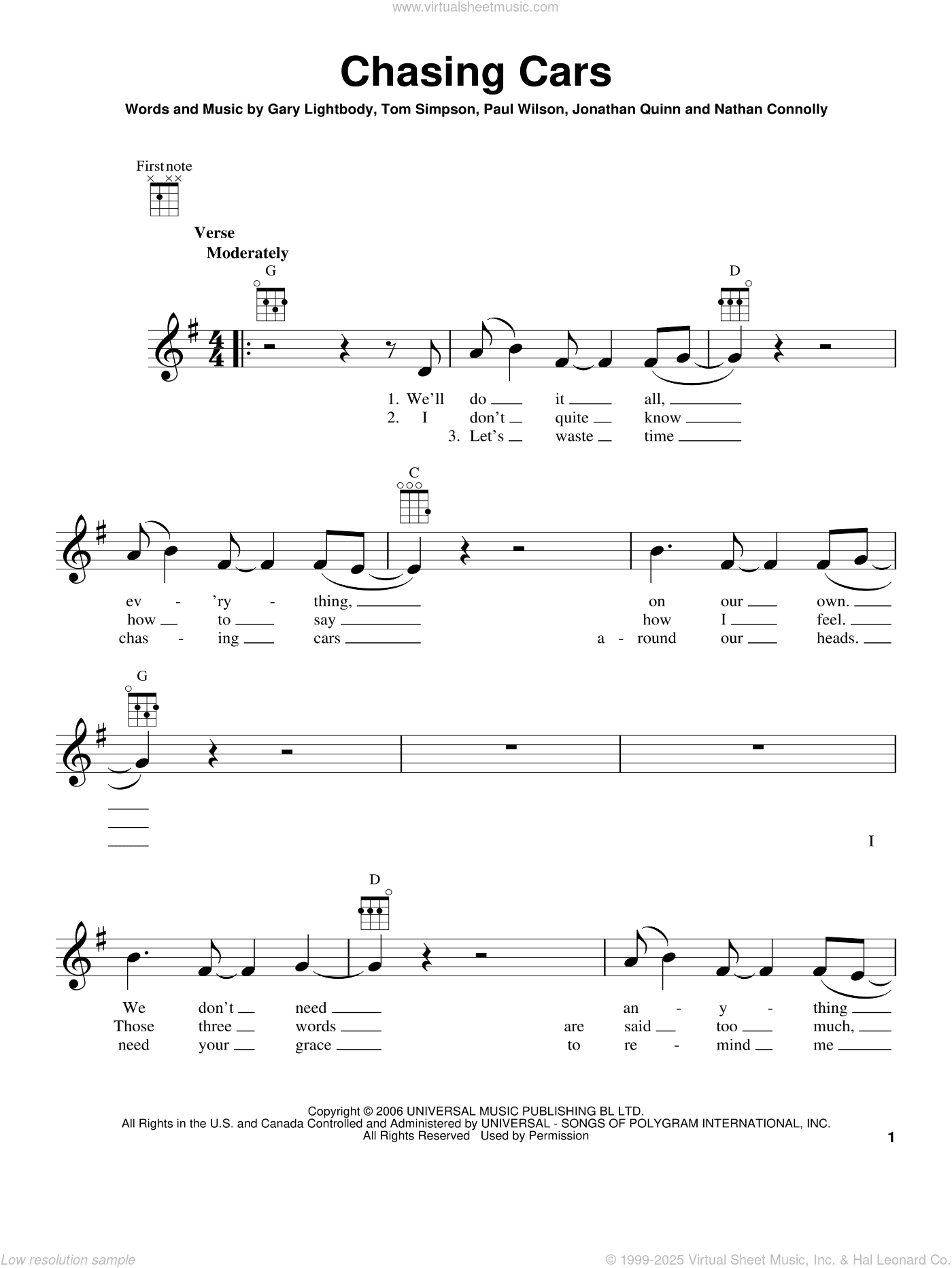 Chasing Cars