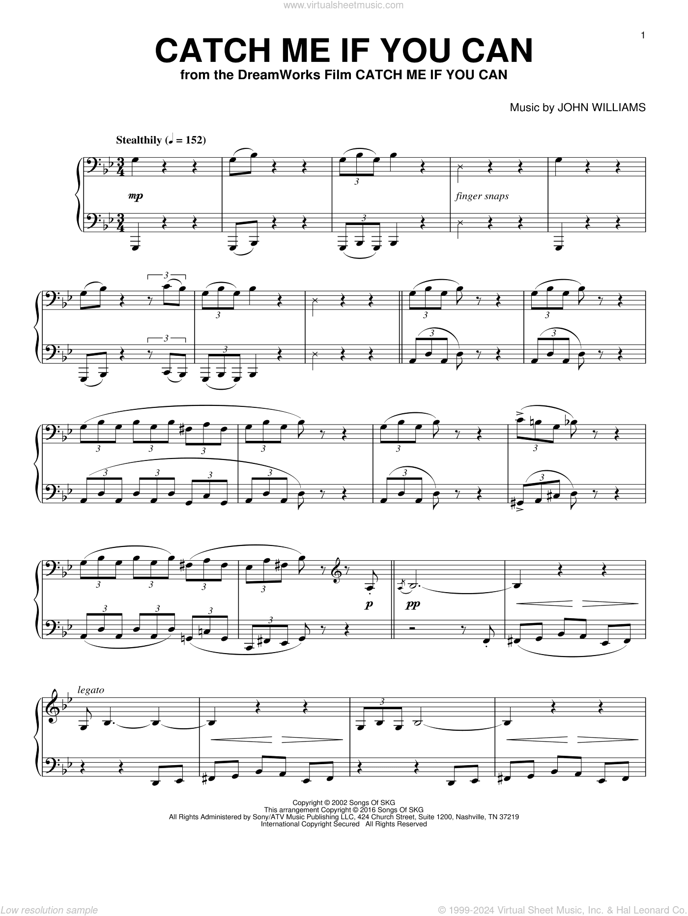 Catch Me If You Can, (intermediate)