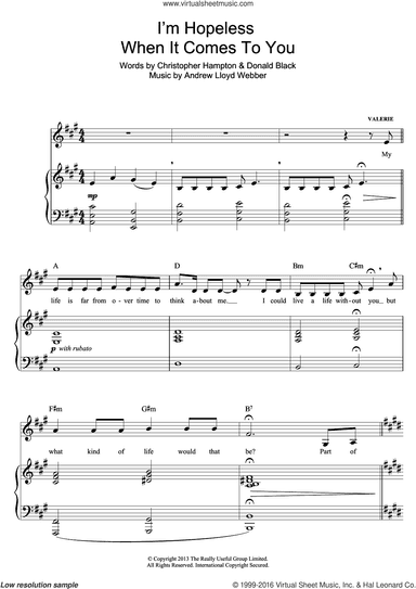 I'm Hopeless When It Comes To You (from Stephen Ward)