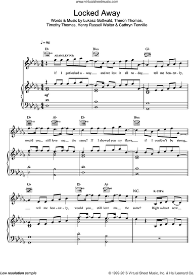 Locked Away (featuring Adam Levine)
