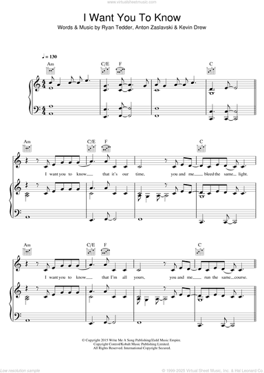 I Want You To Know (featuring Selena Gomez)
