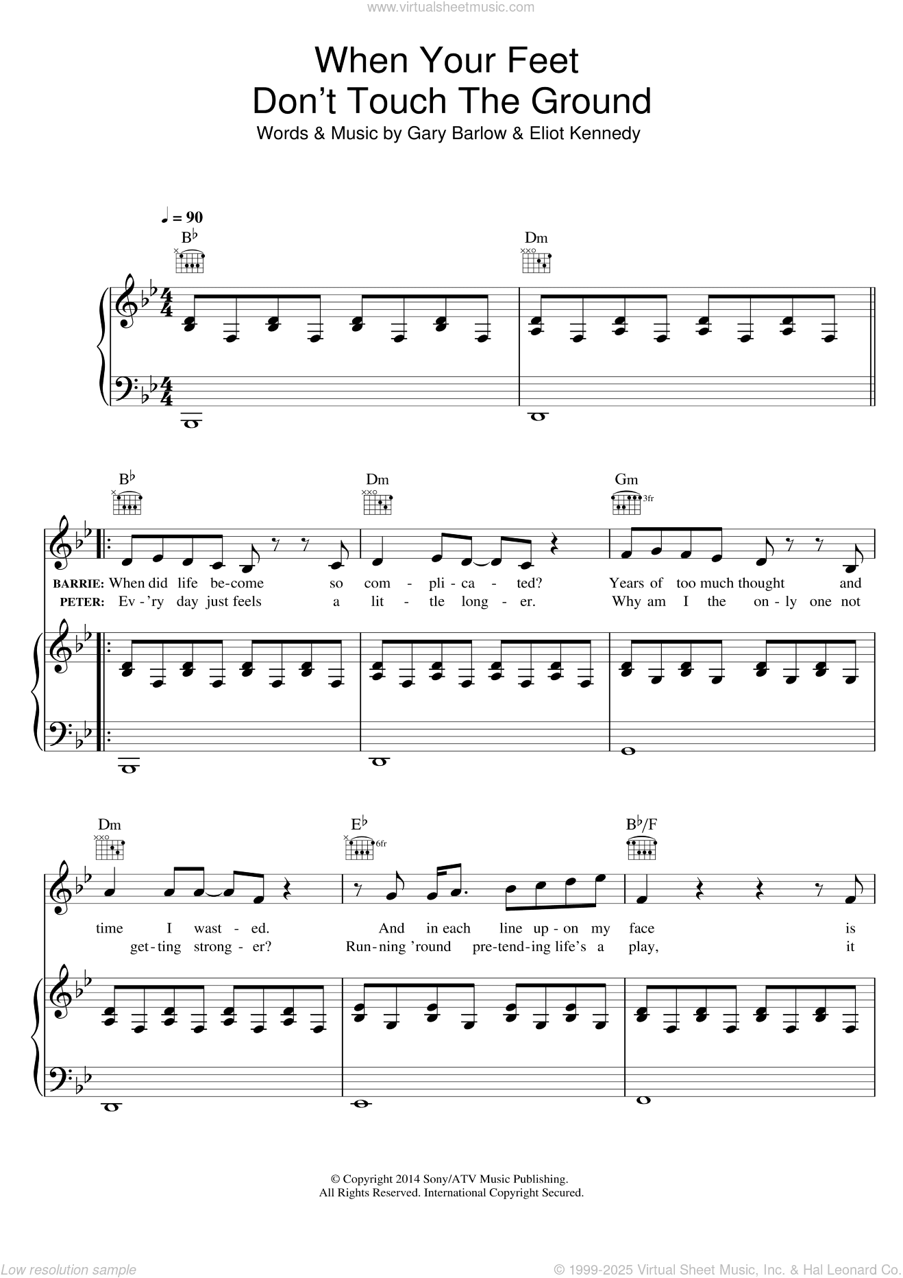 When Your Feet Don't Touch The Ground (from 'Finding Neverland')