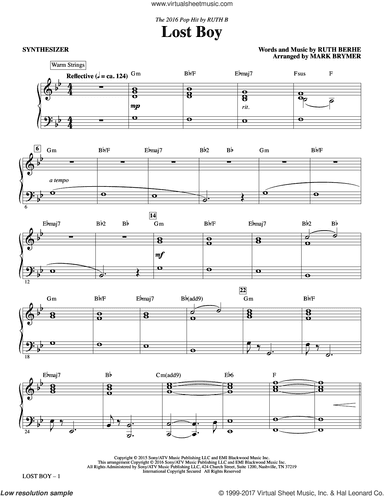 Lost Boy (arr. Mark Brymer) (complete set of parts)