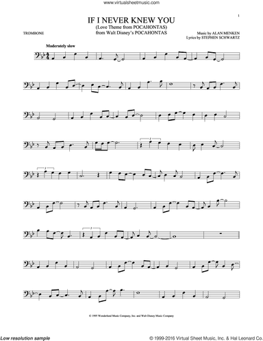 If I Never Knew You (End Title) (from Pocahontas)