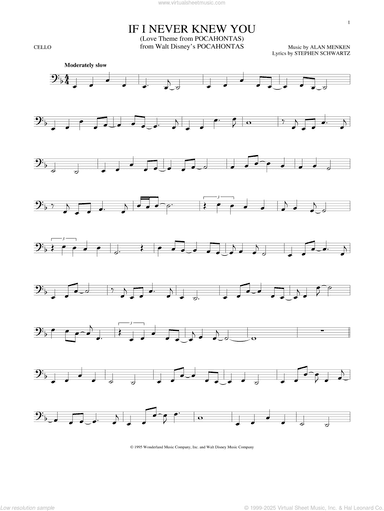If I Never Knew You (End Title) (from Pocahontas)