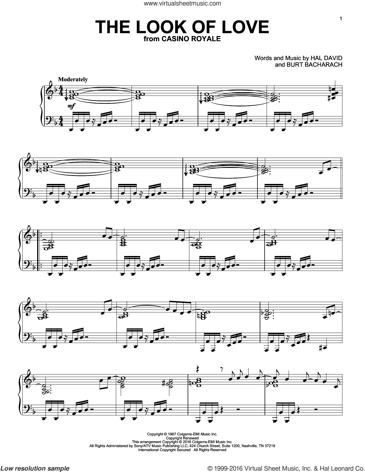 The Look Of Love (arr. Phillip Keveren)