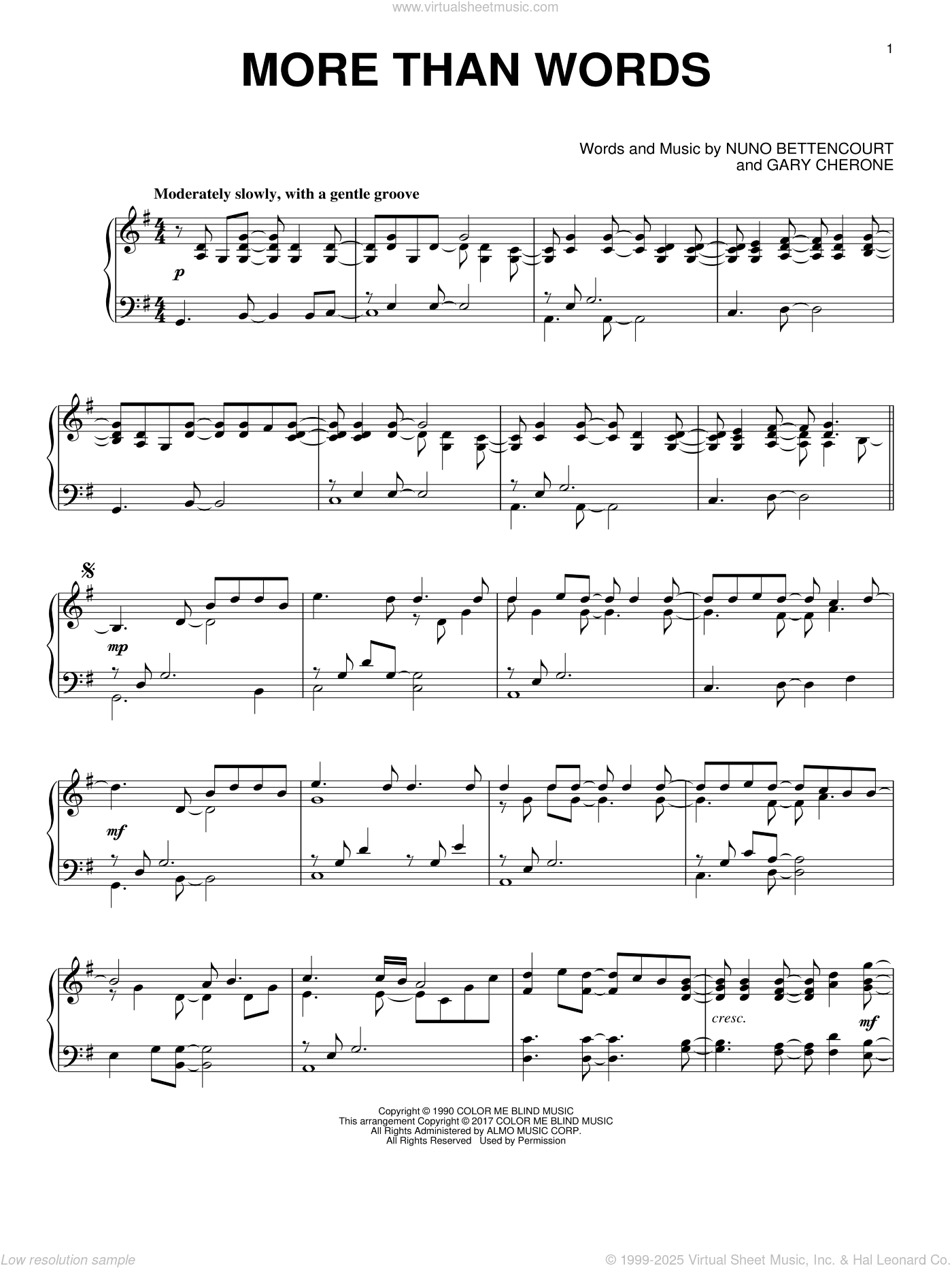 More Than Words, (intermediate)