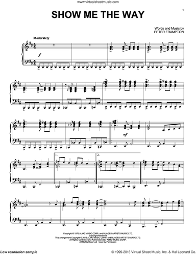 Show Me The Way, (intermediate)