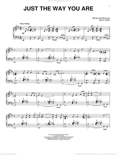 Just The Way You Are, (intermediate)