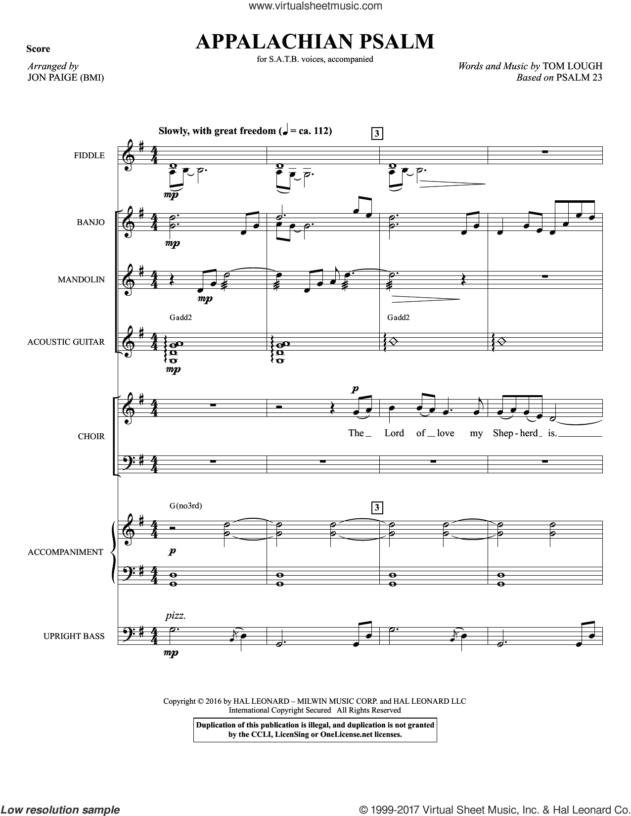 Appalachian Psalm (COMPLETE)