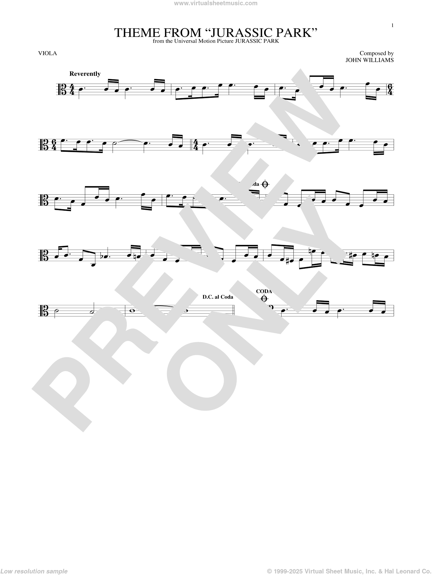 Theme From Jurassic Park