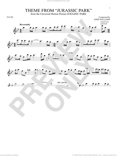 Theme From Jurassic Park