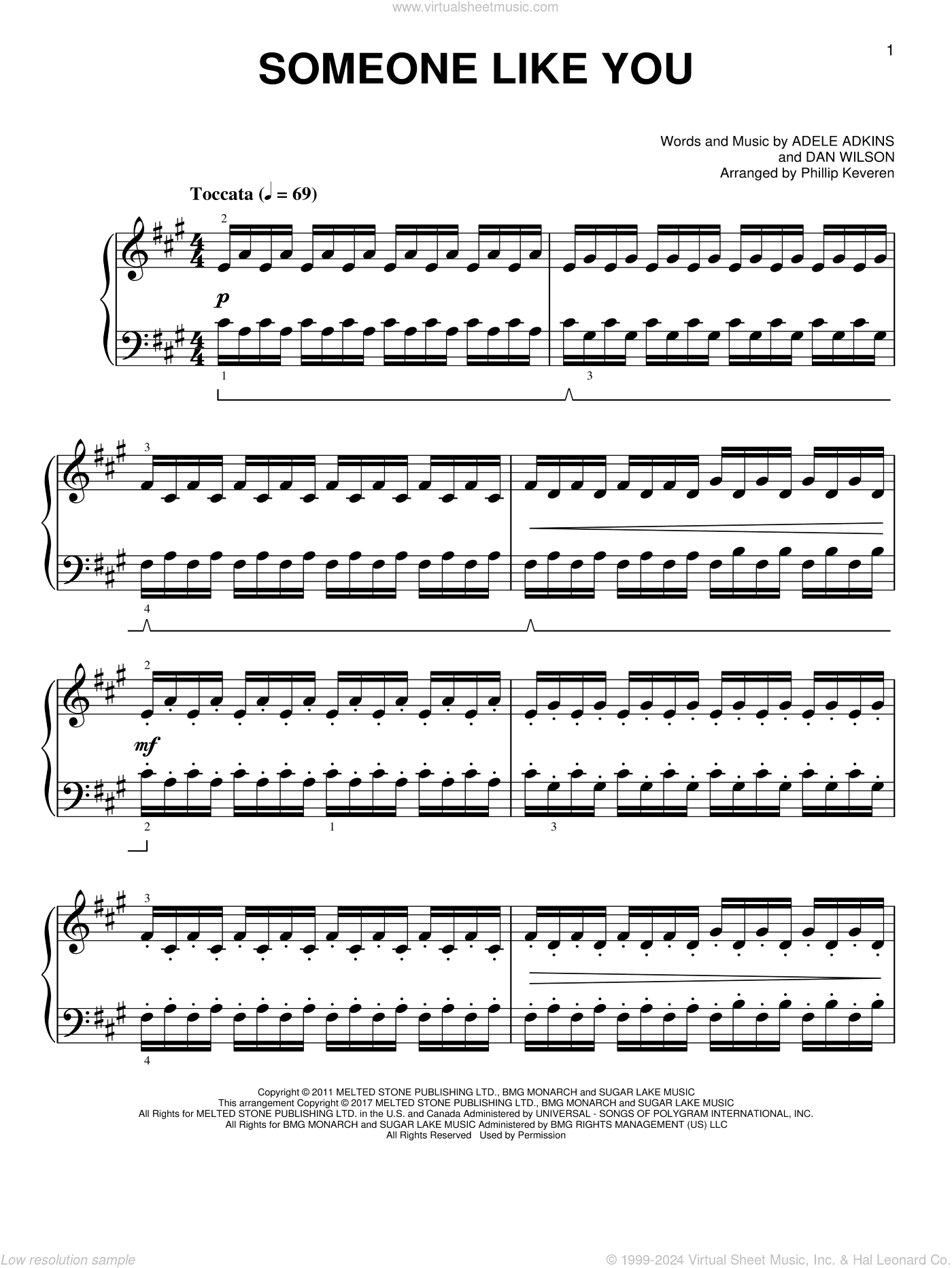 Someone Like You [Classical version] (arr. Phillip Keveren)
