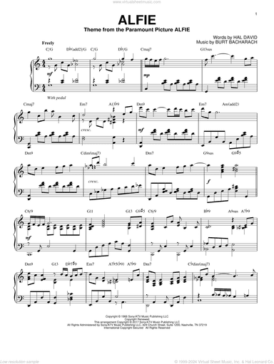 Alfie [Jazz version]