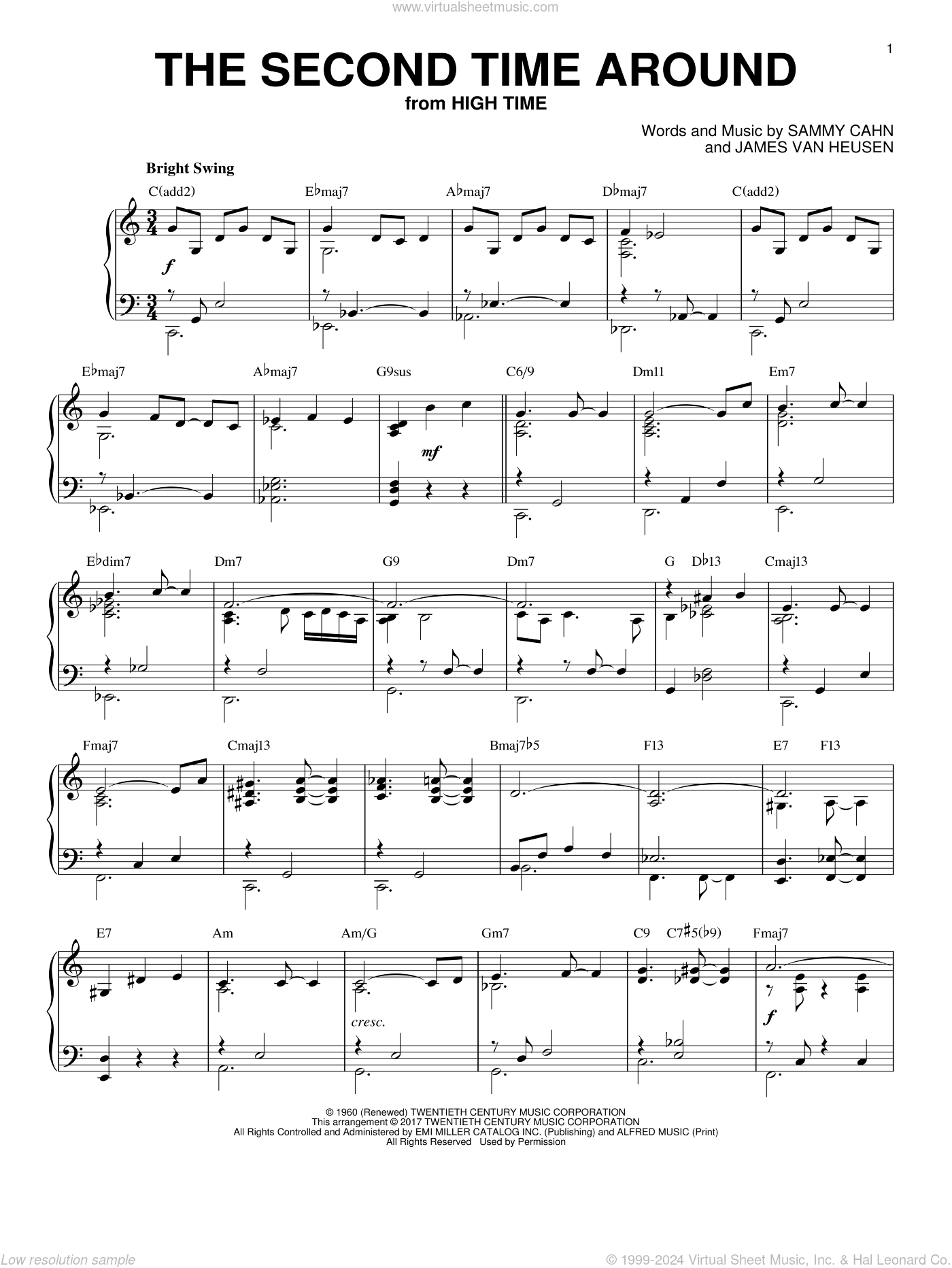 The Second Time Around [Jazz version]