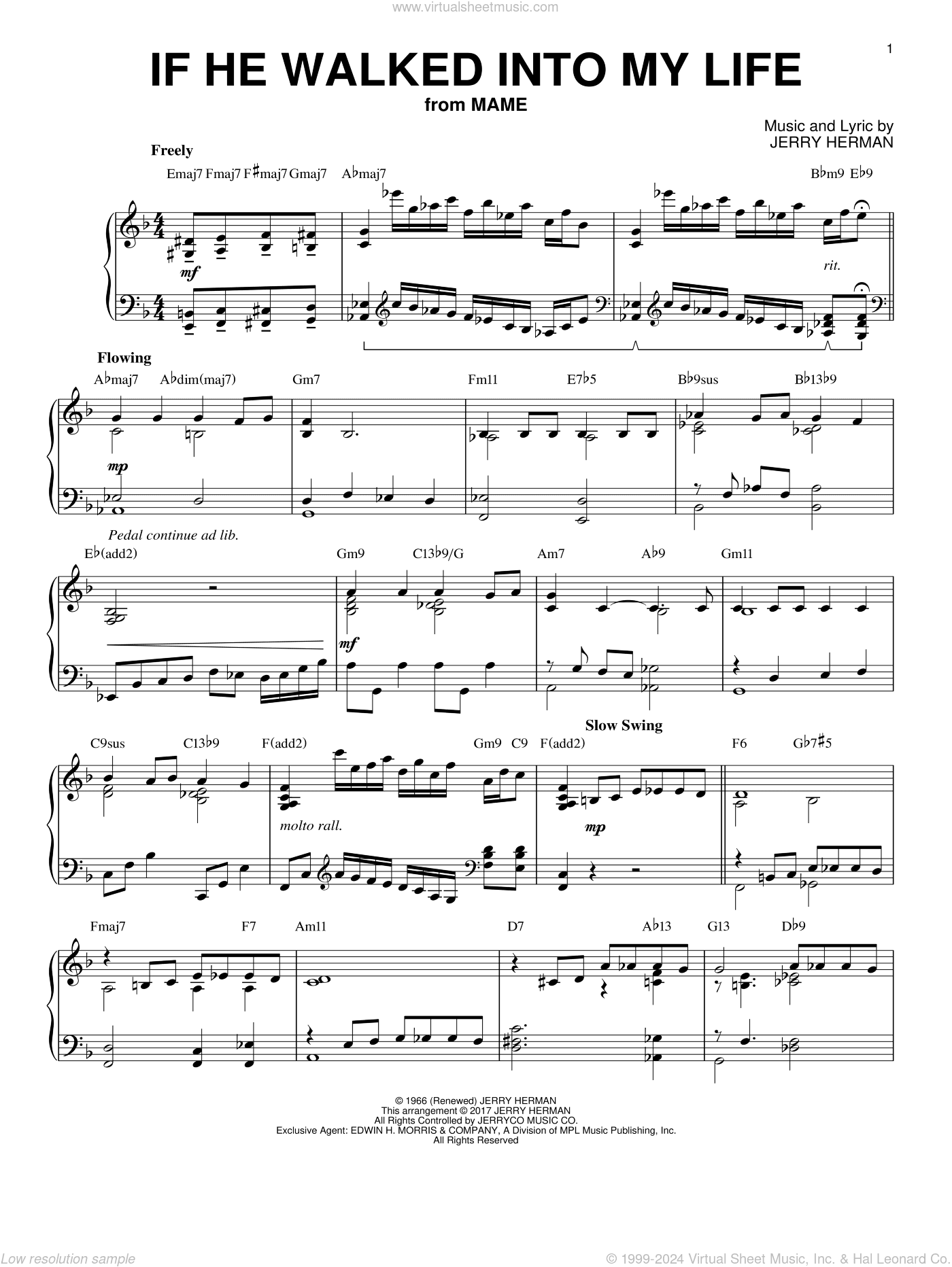 If He Walked Into My Life [Jazz version]
