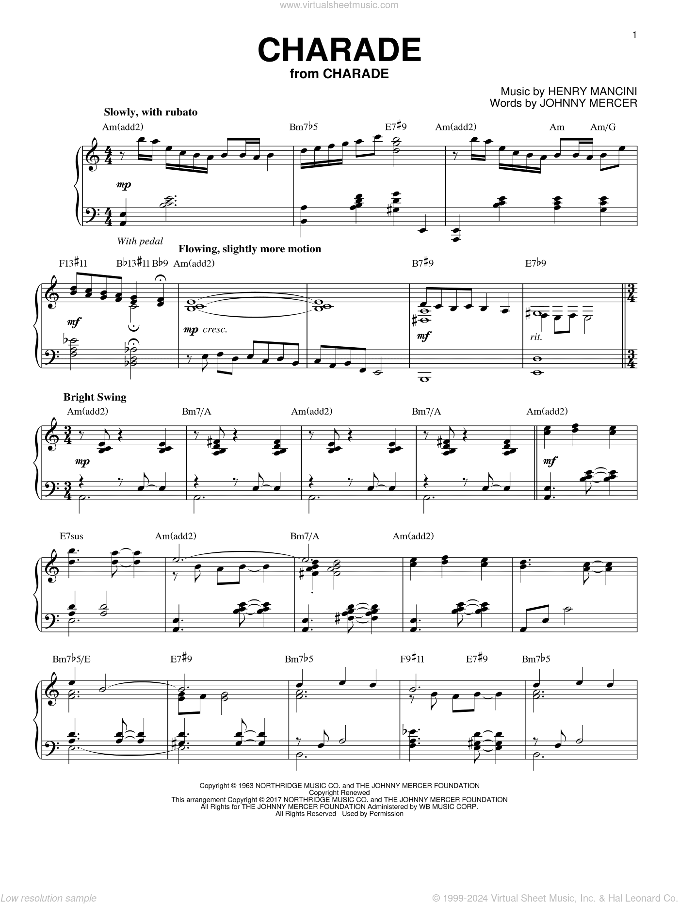 Charade [Jazz version]