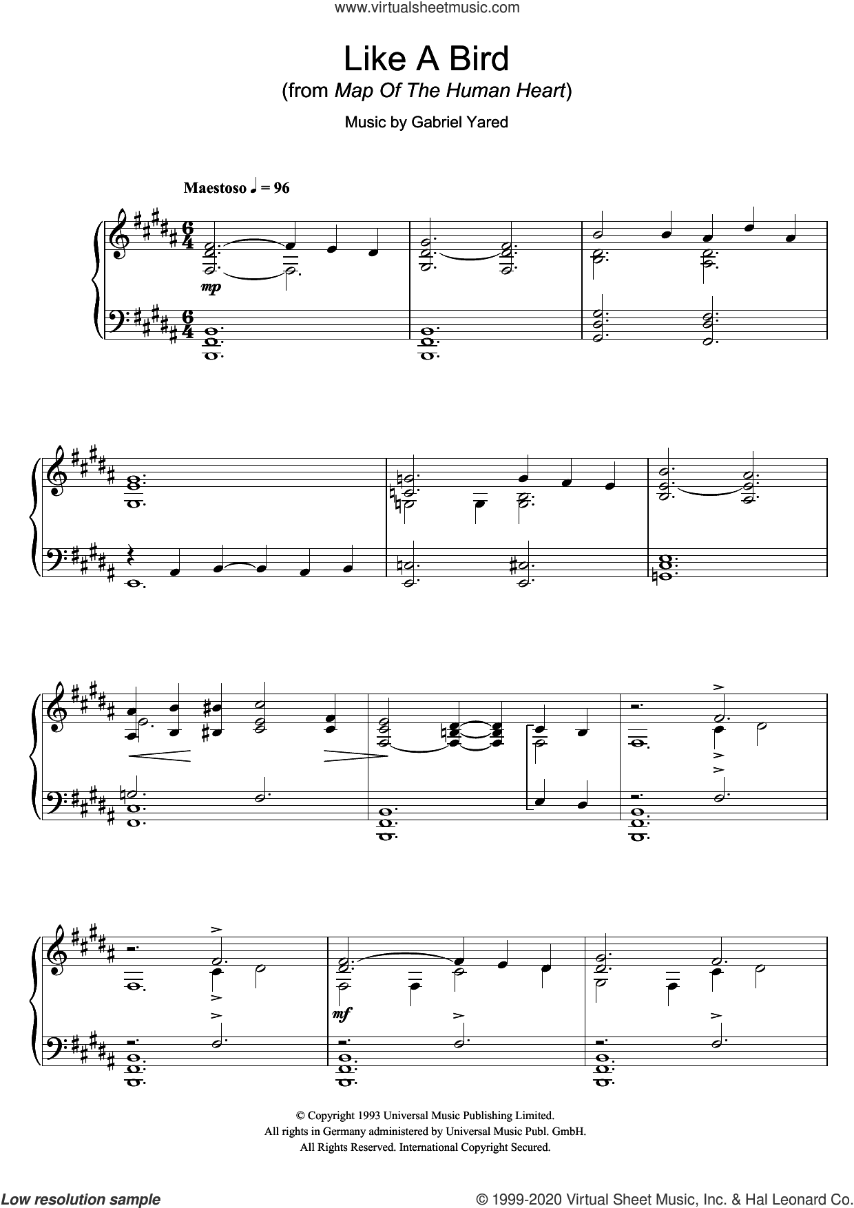 Like A Bird (from Map Of The Human Heart)