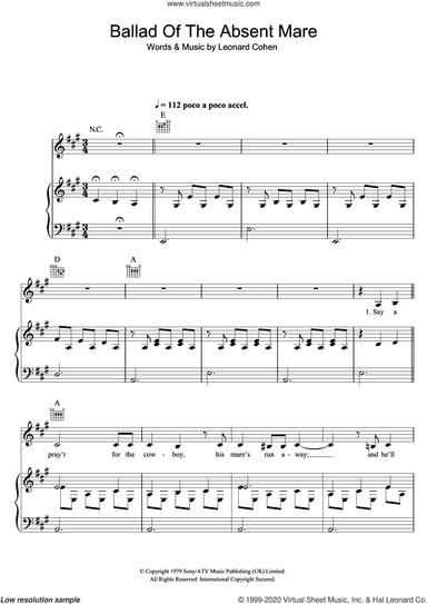 Ballad Of The Absent Mare