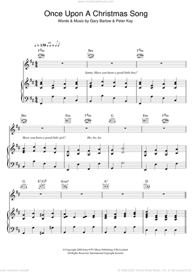 Once Upon A Christmas Song