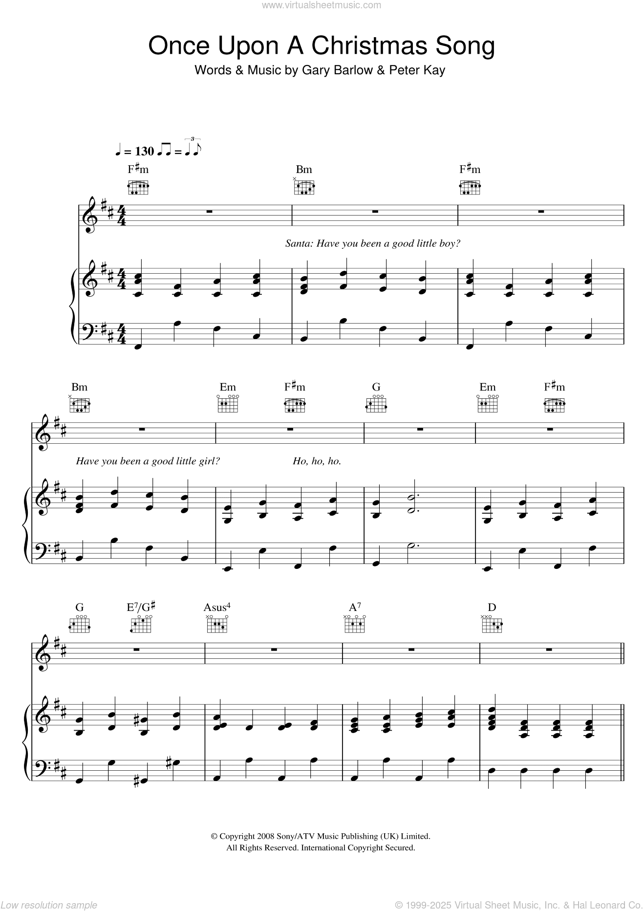 Once Upon A Christmas Song