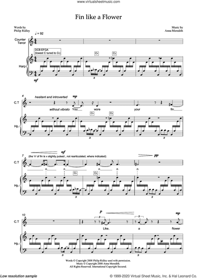 Fin like a Flower (for counter-tenor and harp)