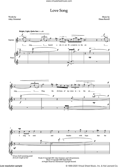 Love Song (for soprano and piano)