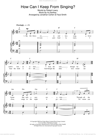 How Can I Keep From Singing?