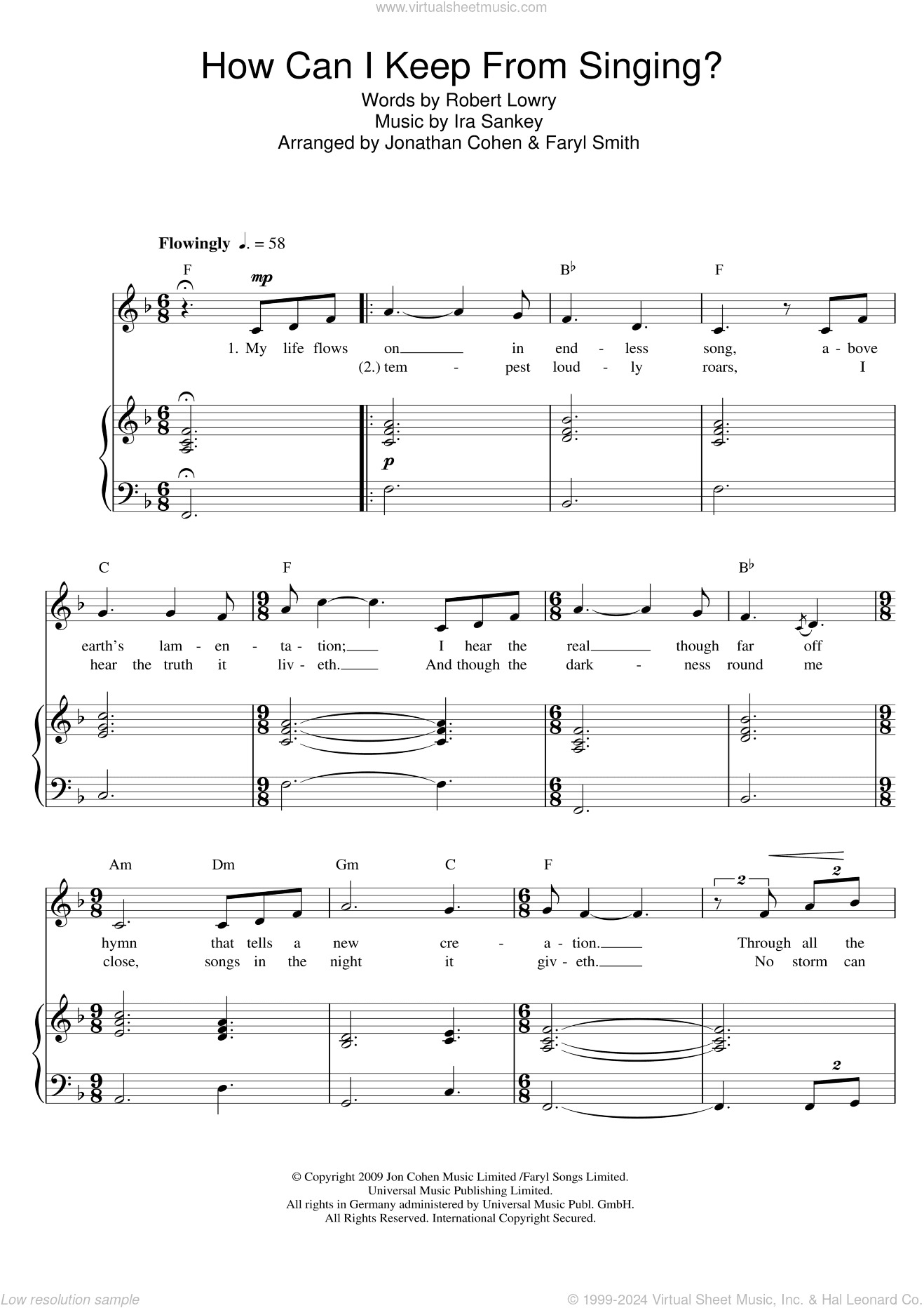 How Can I Keep From Singing?