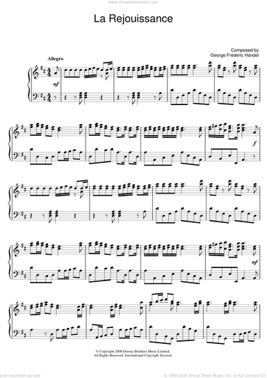 La Rejouissance (from Music For The Royal Fireworks)