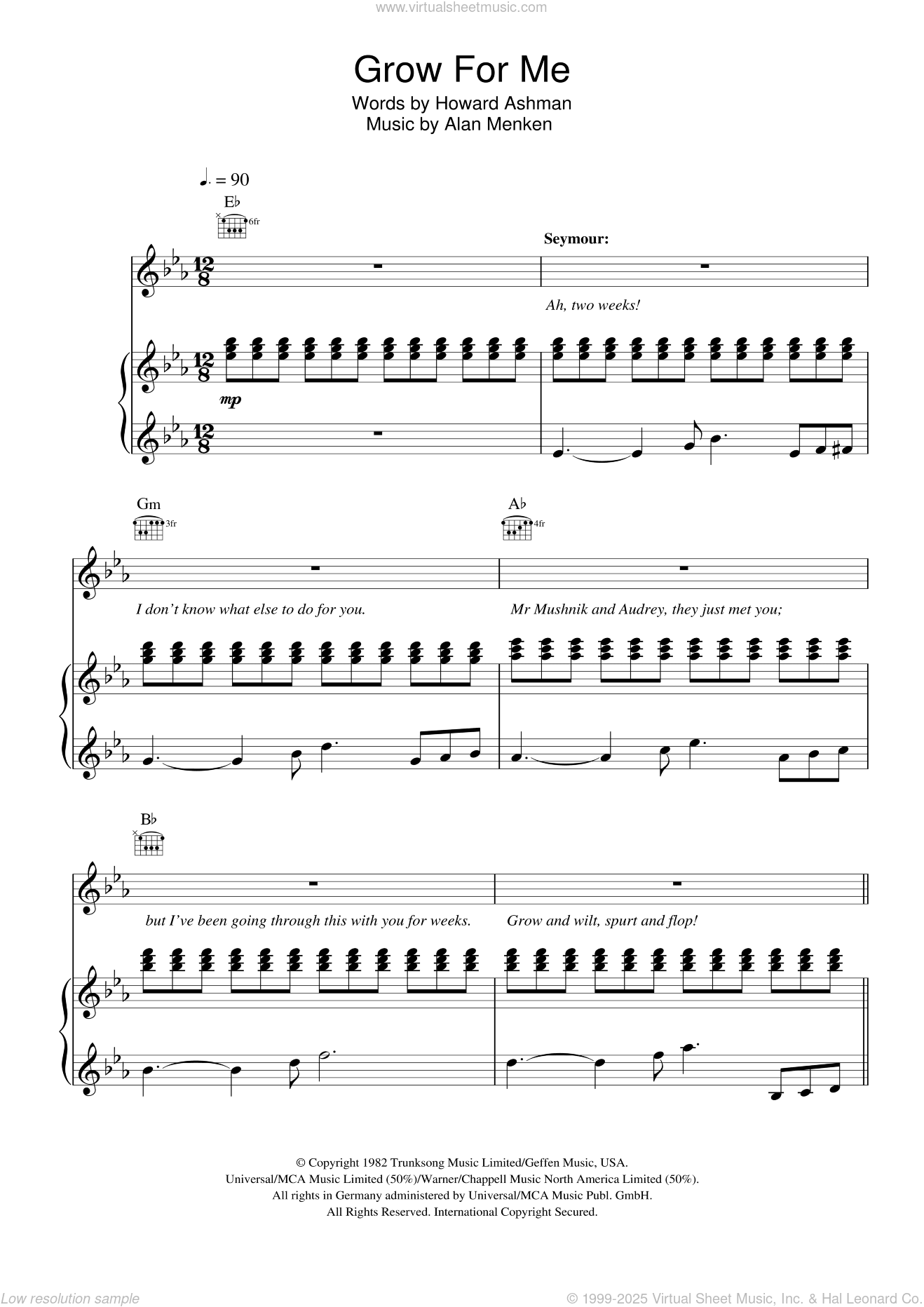 Grow For Me (from Little Shop of Horrors)