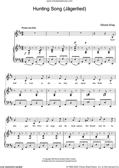 Hunting Song (Jagerlied)