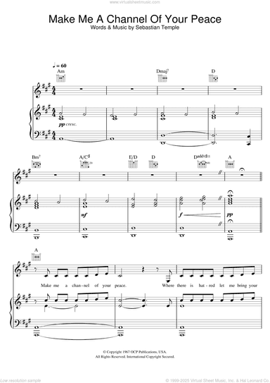 Make Me A Channel Of Your Peace (Prayer Of St. Francis)