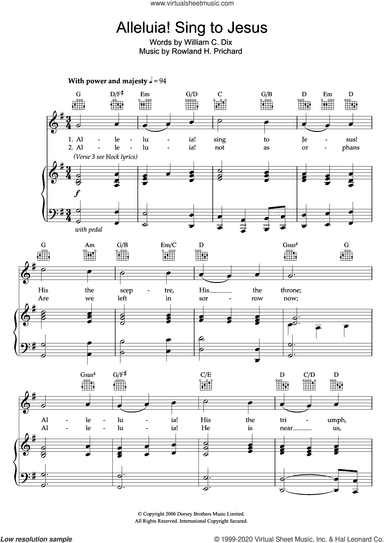 Alleluya, Sing To Jesus