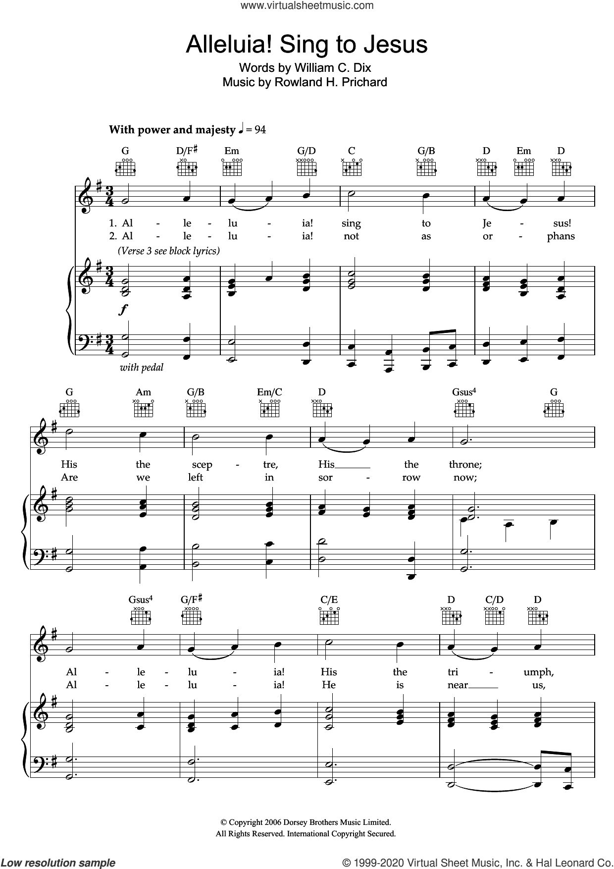 Alleluya, Sing To Jesus