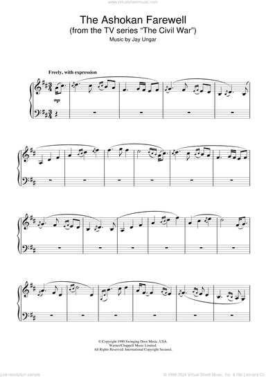 The Ashokan Farewell (from the TV series "The Civil War")