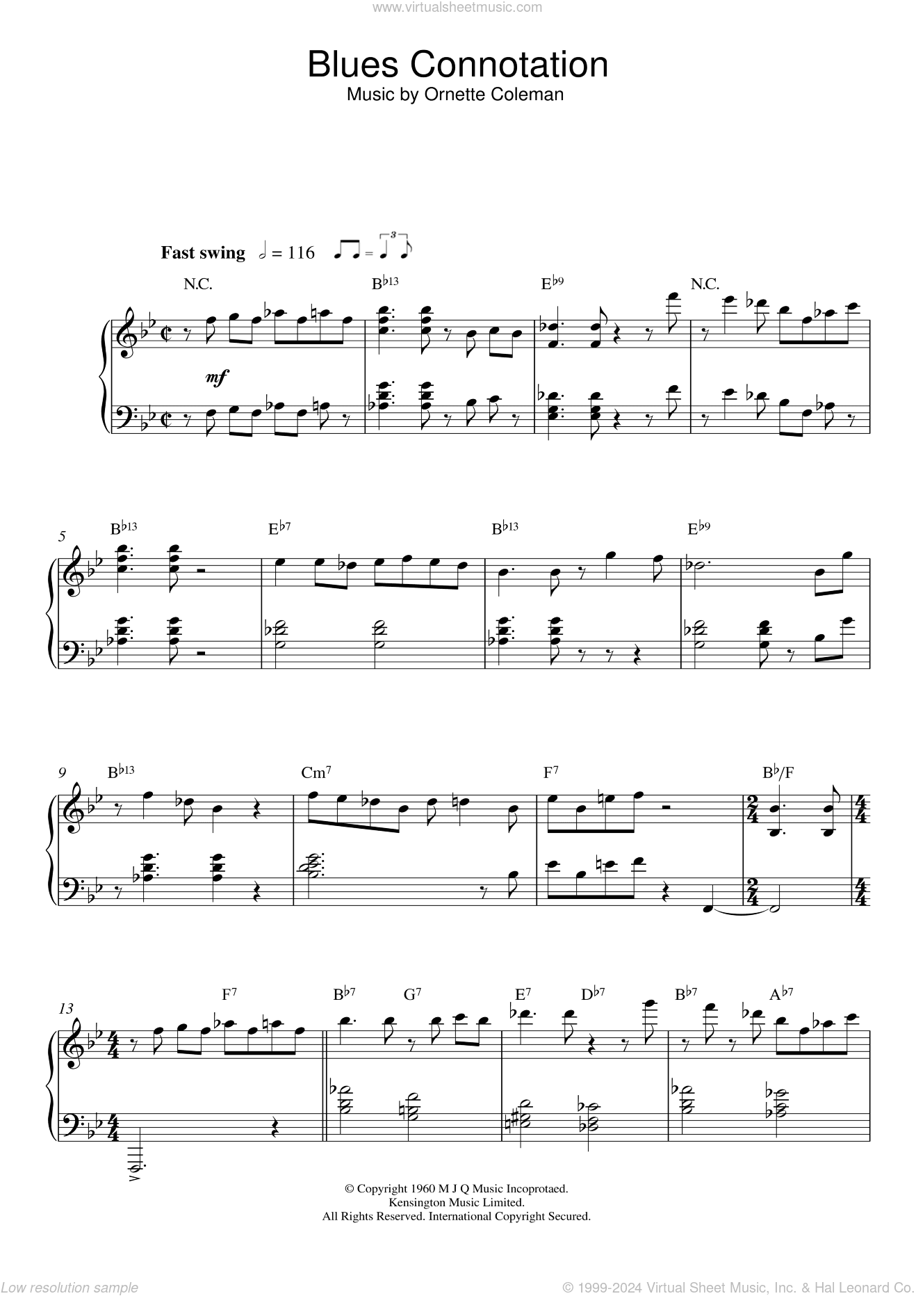 Blues Connotation