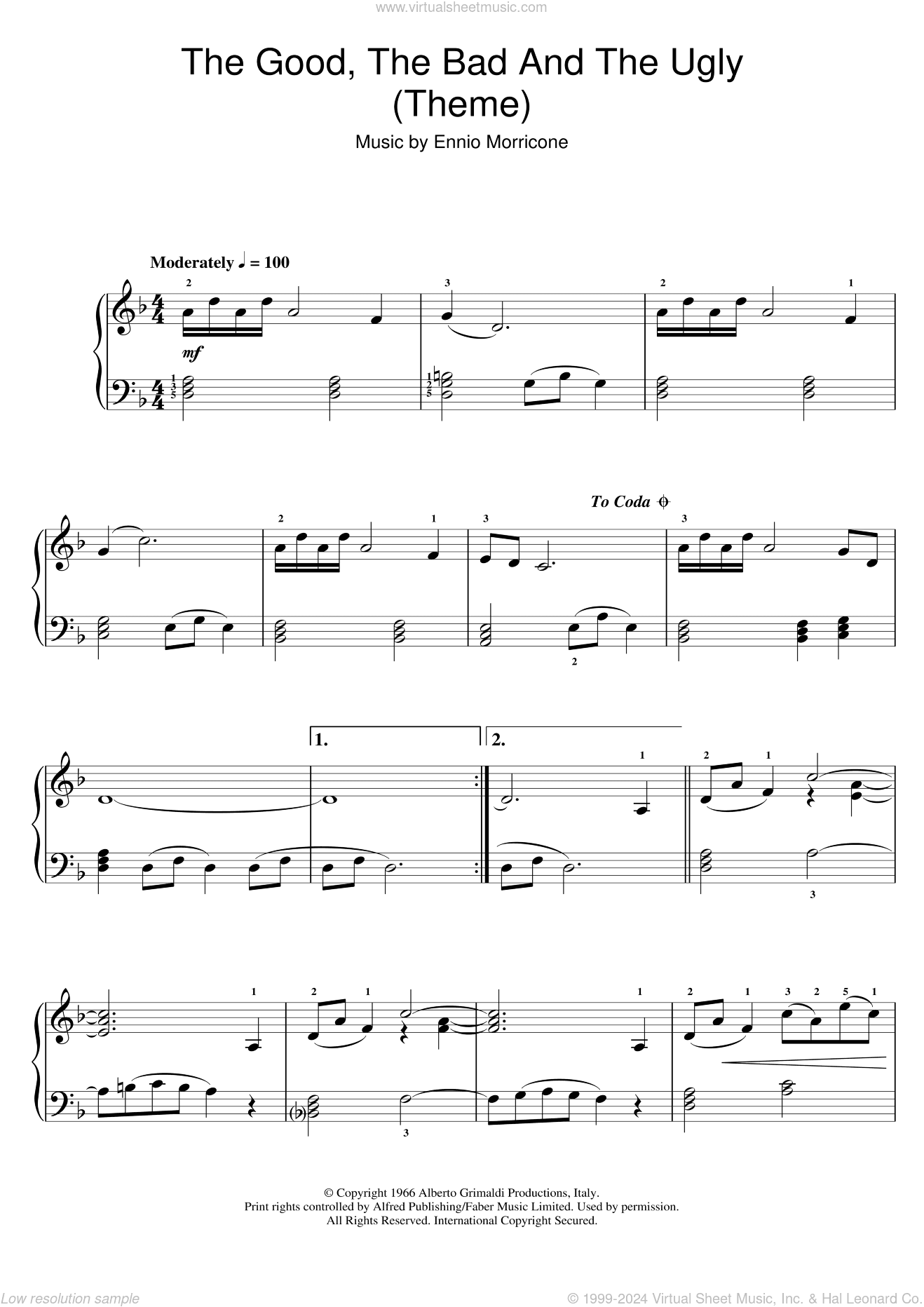 The Good, The Bad And The Ugly (Theme)