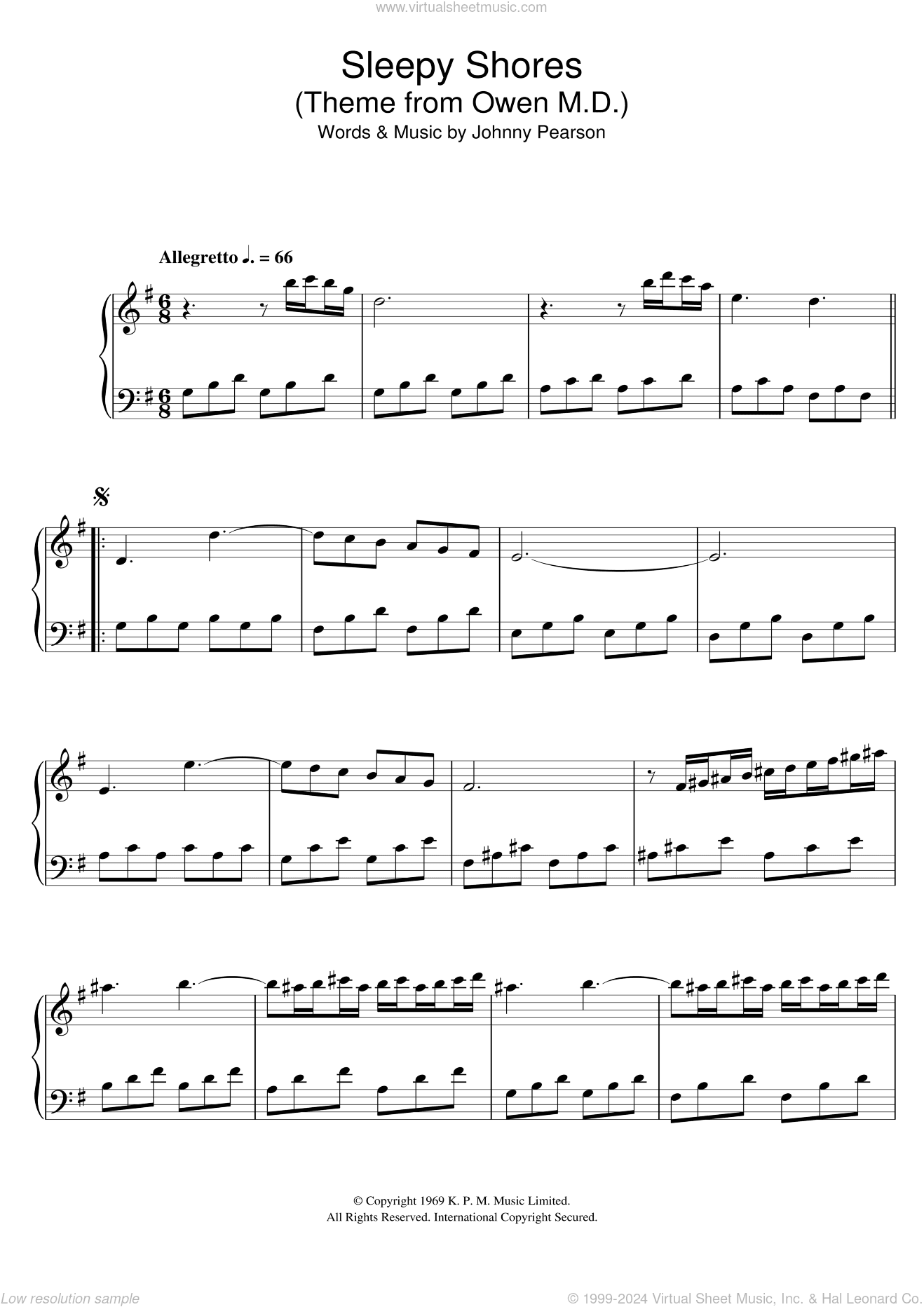 Sleepy Shores (theme from Owen M.D.)