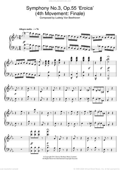 Symphony No.3 (Eroica), 4th Movement: Finale