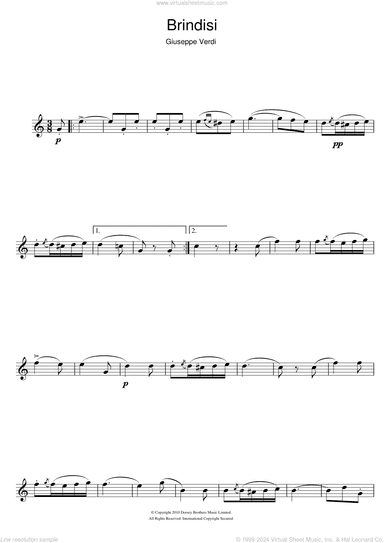 Brindisi (from La Traviata)