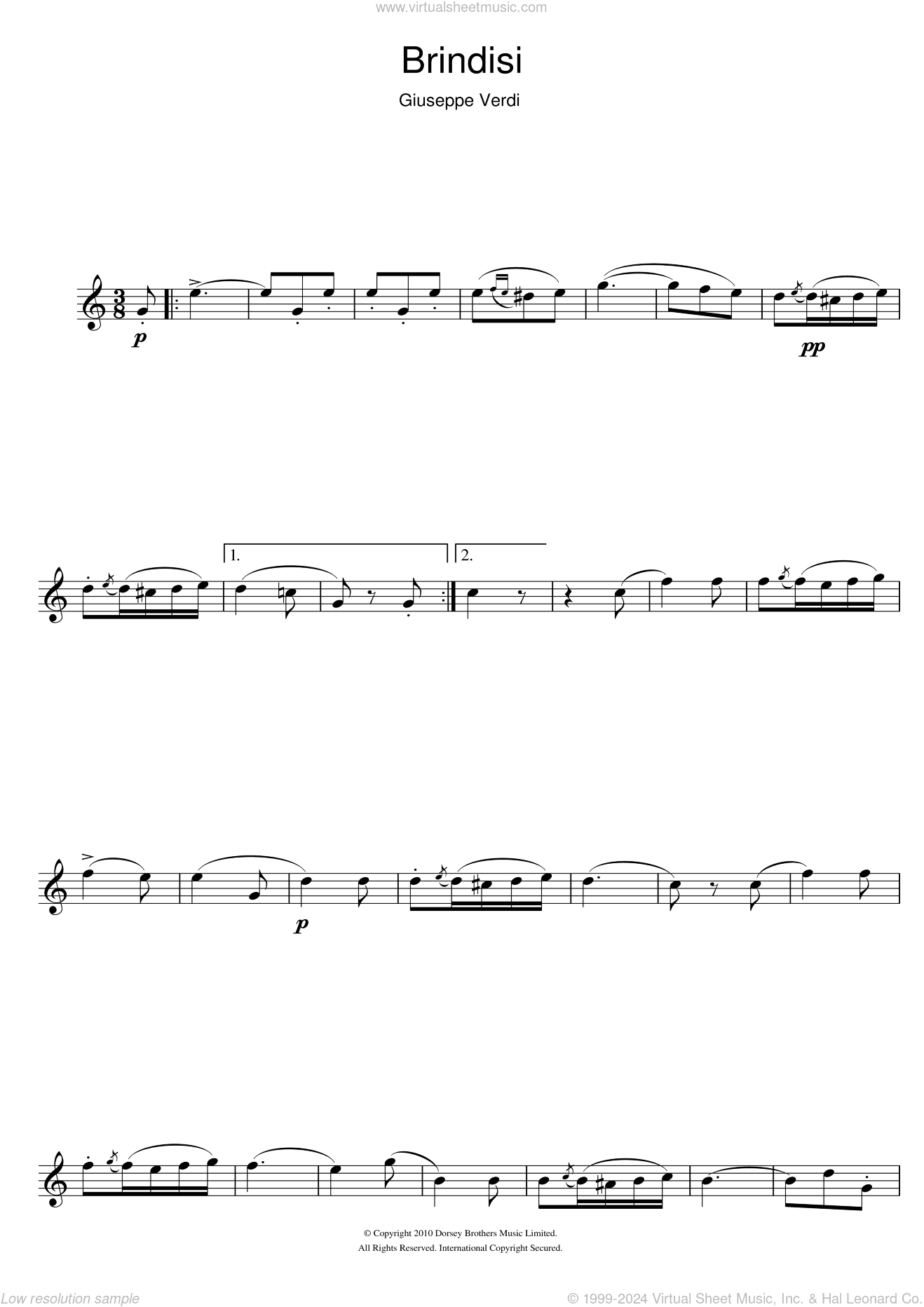 Brindisi (from La Traviata)